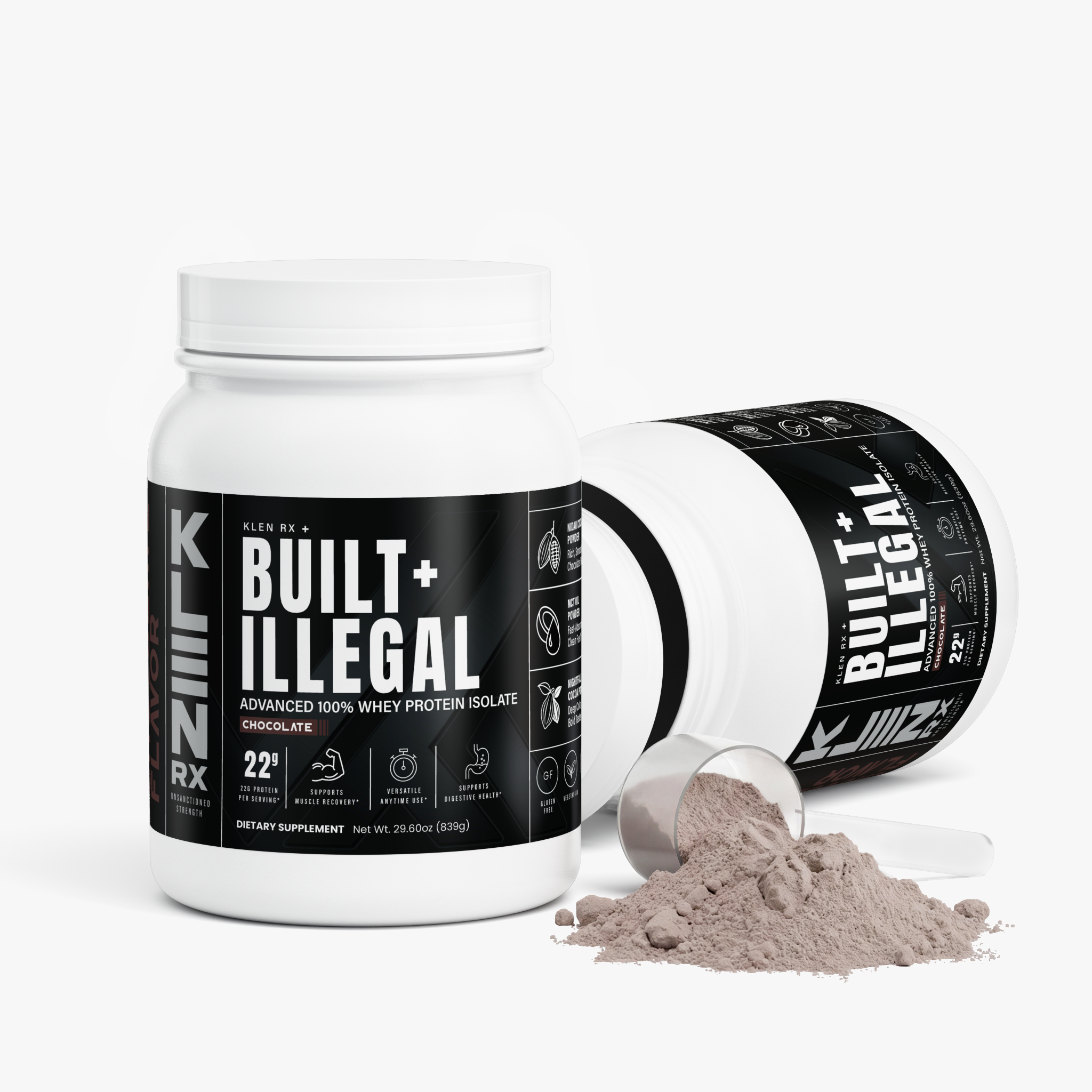 Built Illegal - Advanced 100% Whey Protein Isolate (Chocolate)