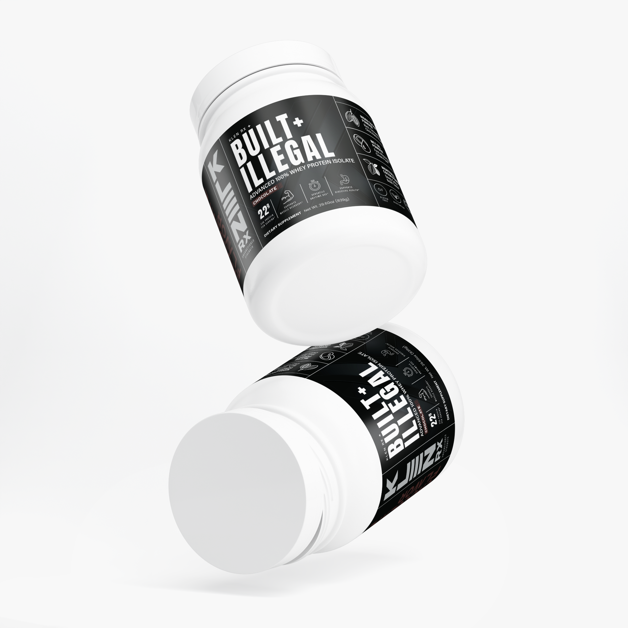 Built Illegal - Advanced 100% Whey Protein Isolate (Chocolate)