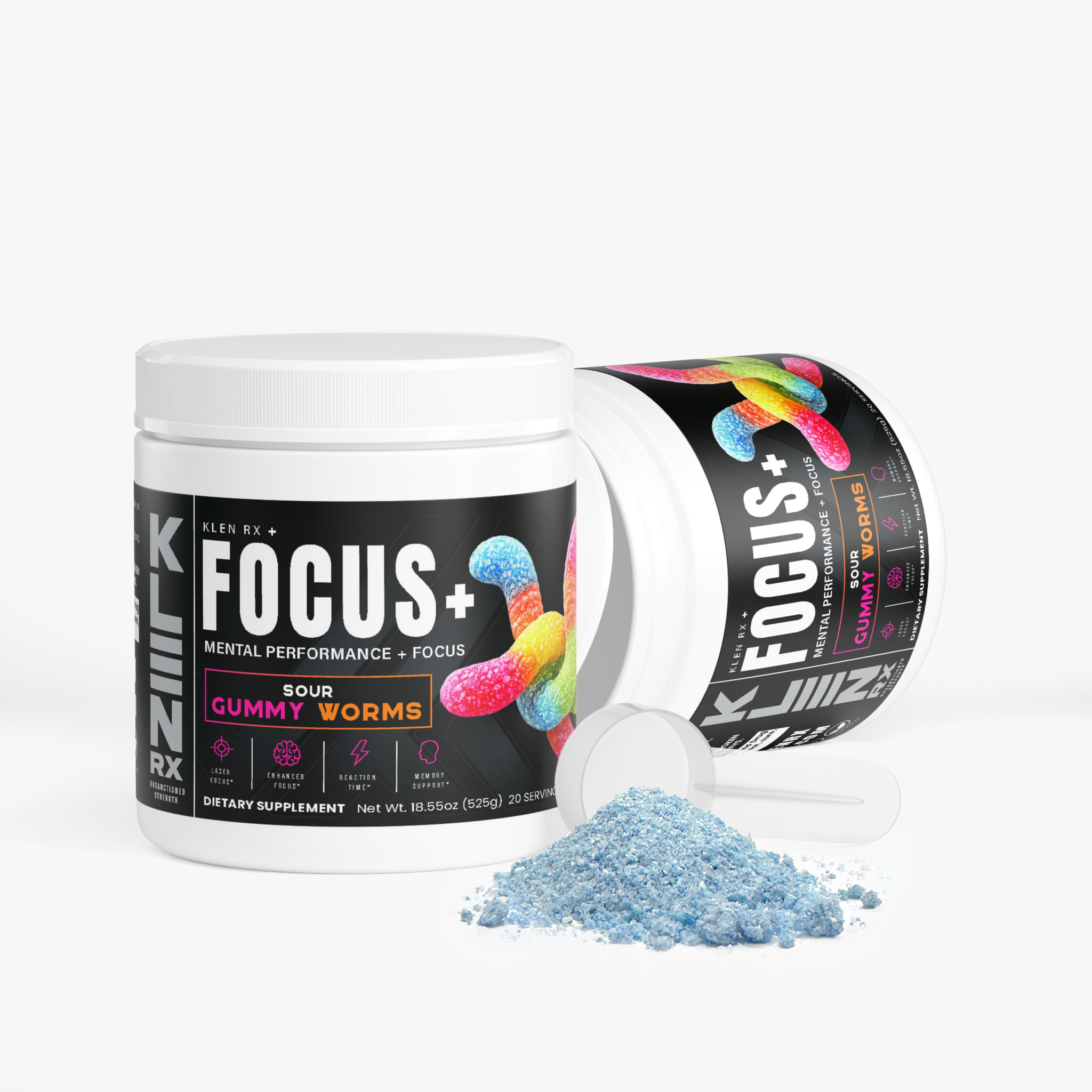 Focus+ Sour Gummi Worms