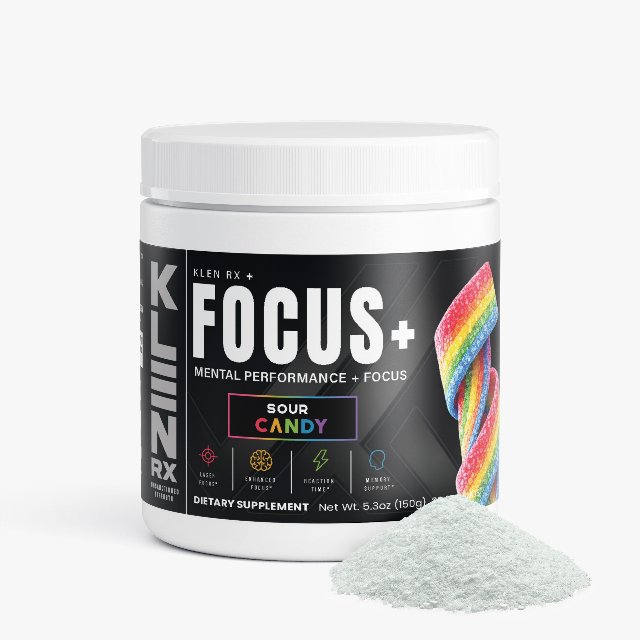Focus+ Mental Performance Sour Candy Powder