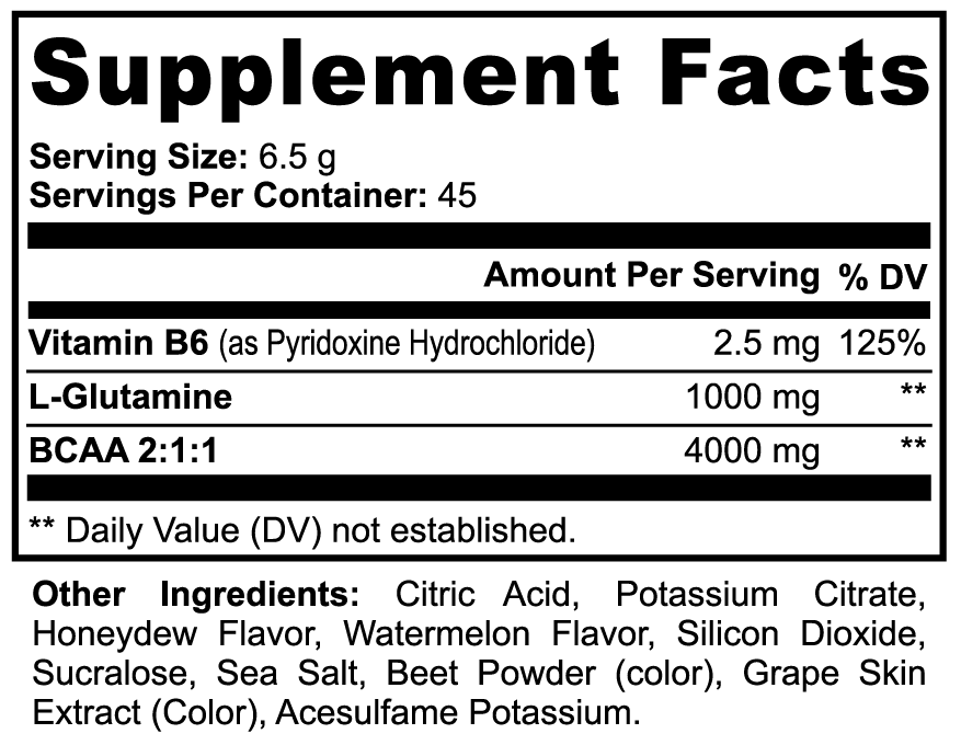 Earned+Recovery- BCAA Post Workout Powder